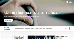 Desktop Screenshot of blogg.telia.se